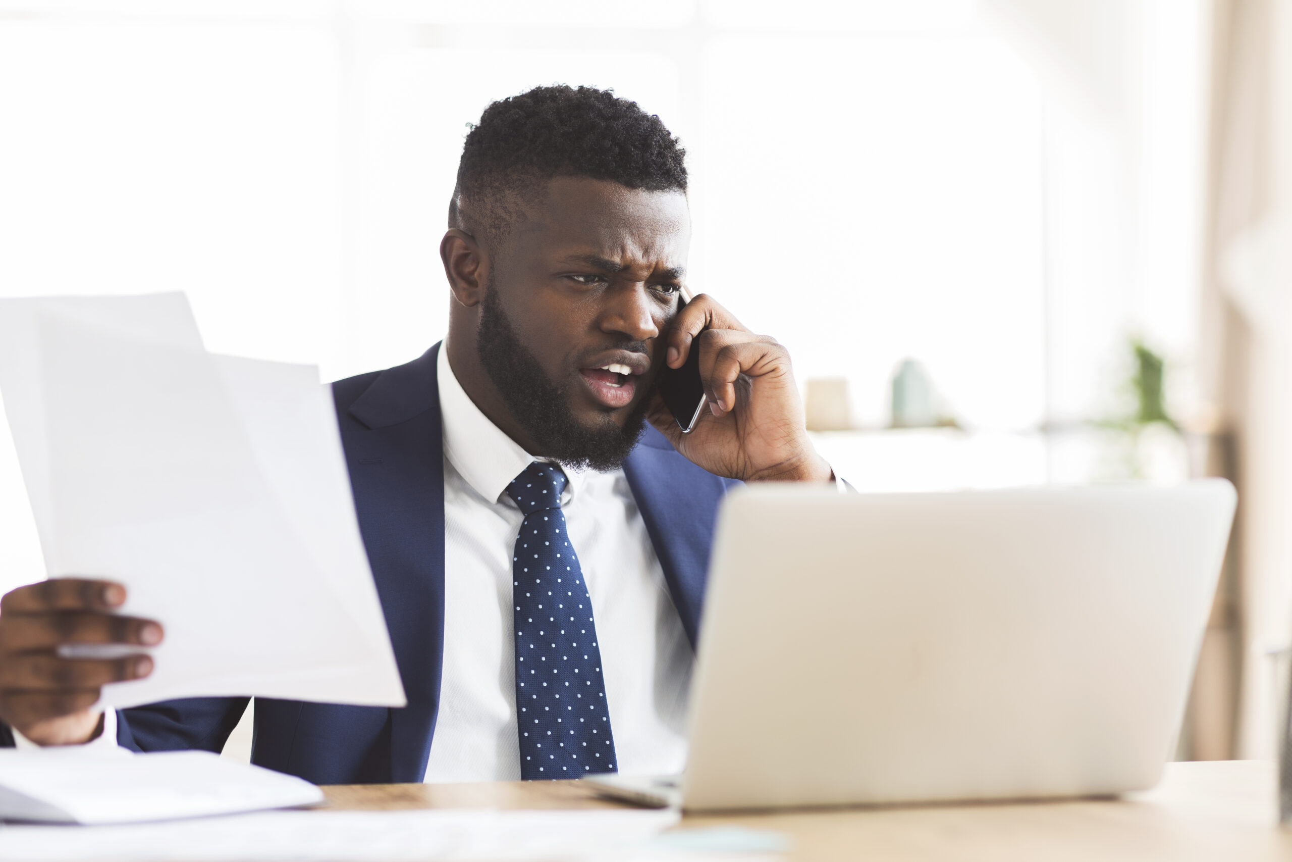 Furious General Manager Yelling At Employees By Phone